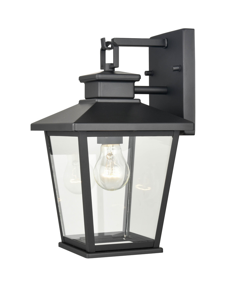 Bellmon 1-Light Outdoor Wall Sconce Powder Coated Black