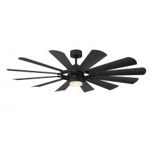 Modern Forms US - Fans Only FR-W2201-65L-MB - Wyndmill Downrod Ceiling Fan