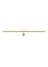 Visual Comfort & Co. Modern Collection 700PLUF24NB-LED930 - Modern Plural Faceted dimmable LED 24 Picture Light in a Natural Brass/Gold Colored finish