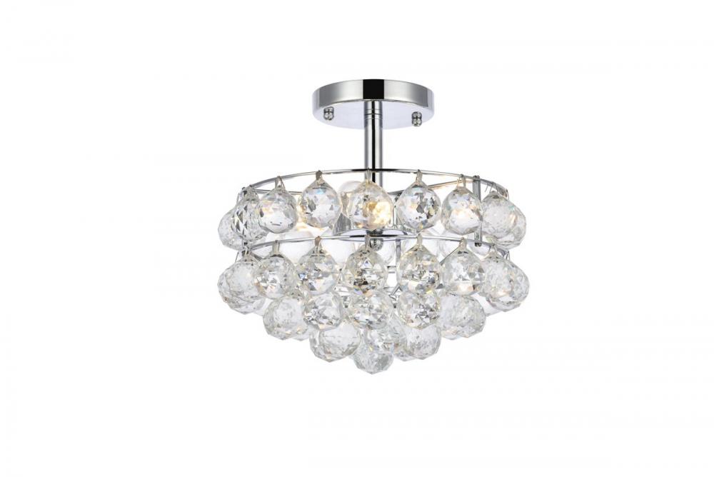 Savannah 12 inch flush mount in chrome