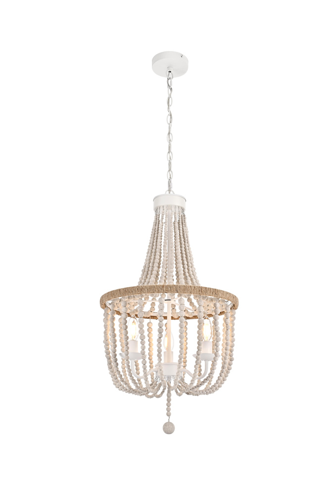 Pendant D16" H47" White