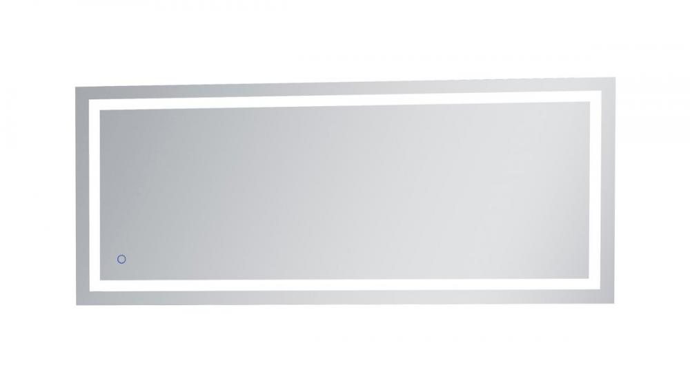 Helios 30in x 72in Hardwired LED mirror with touch sensor and color changing temperature
