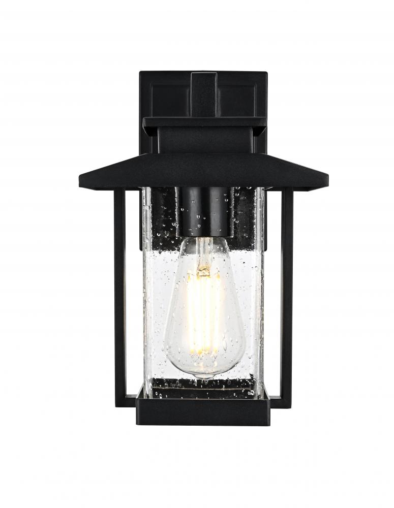 Wall sconce W7" H12" E7" L1 Black