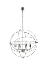 Elegant 1453D32PN - Vienna 8 light polished Nickel Pendant