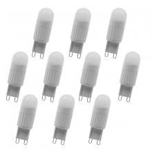 Elegant G9LED101-10PK - LED G9 Light Bulb, 3000k, 360 Degree, CRI80, ETL, 3W, 25w Equivalent, 15000hrs
