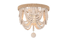 Elegant LD306F12WH - Flush Mount D12" H14" White