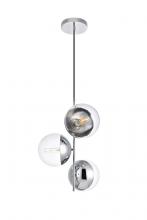 Elegant LD6125C - Eclipse Hang D17.5"H22"L3 CH CL