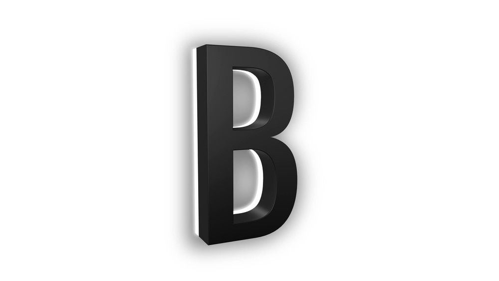 Lumaletter 5" B Black