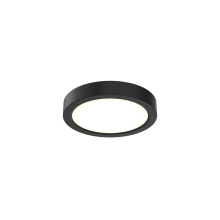 Dals CFLEDR06-CC-BK - 6 Inch Round Indoor/Outdoor LED Flush Mount