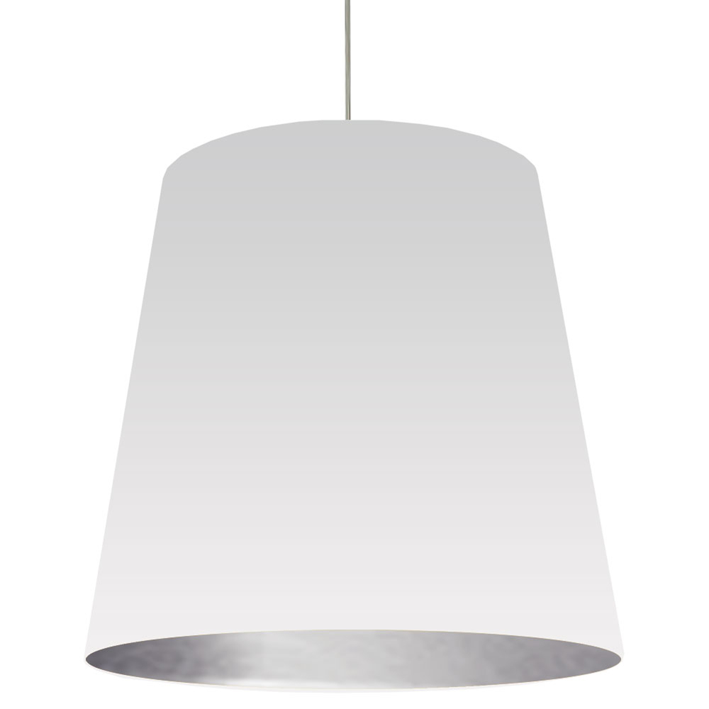 Large white drum pendant light sales