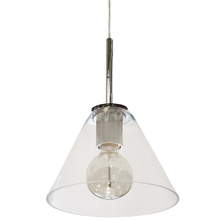 Dainolite RSW-91P-PC-CLR - 1LT Pendant, PC w/ Clear Glass