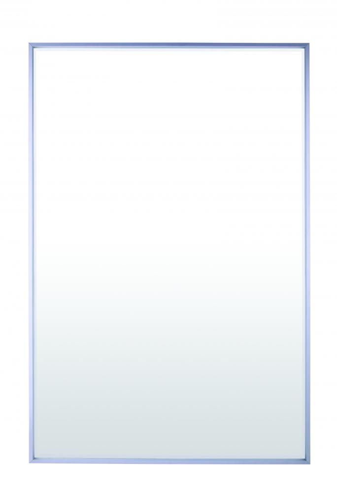 Mirror, Metal Frame Mirror, 24.75" W x 32.75" H x 1" D