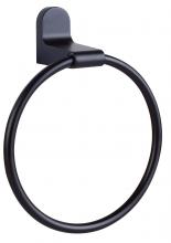 Canarm BA105A06BK - Bath Accessories, LYLA, BA105A06BK, MBK Color, Towel Ring, 6.75inch W x 8inch H x 2.75inch