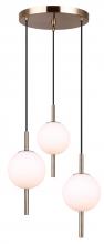 Canarm IPL1123A03GD9 - Nara 3 Light Pendant