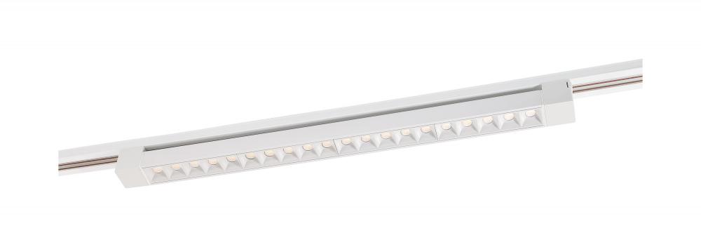 LED; 2FT; Track Light Bar; White Finish; 30 deg. Beam Angle