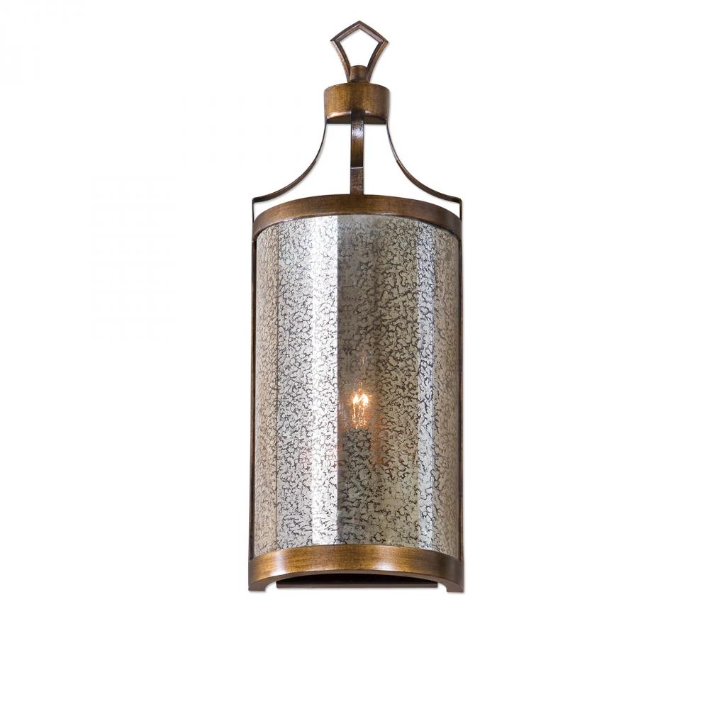 Uttermost Croydon 1 Light Mercury Glass Sconce