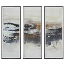 Uttermost 41444 - Uttermost Graphite Horizon Framed Prints, Set/3