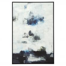 Uttermost 32306 - Uttermost Black And Blue Framed Abstract Art