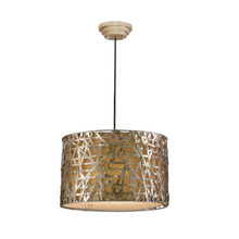 Uttermost 21108 - Uttermost Alita Champagne Metal Drum Pendant